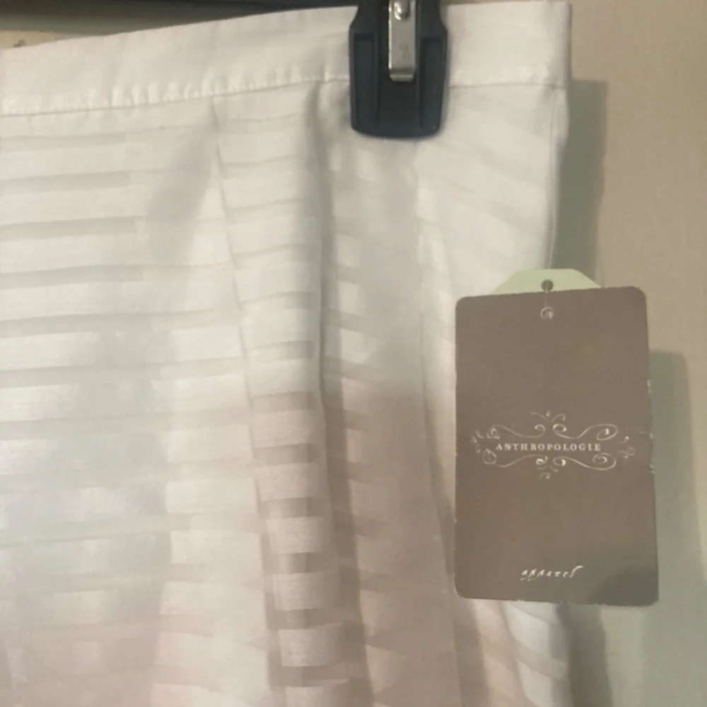 🤍NEW🤍 Anthropologie Leifsdottir White Skirt NWT - Picture 2 of 8